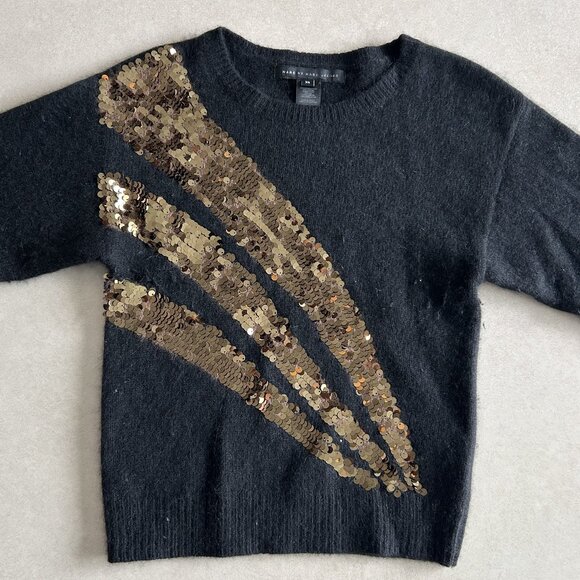 Marc by Marc Jacobs Quad Sequin Sweater ALT ASO Serena Van Der Woodsen - Picture 3 of 7